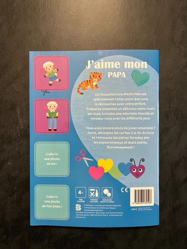 Livre d’activité - j’aime mon papa