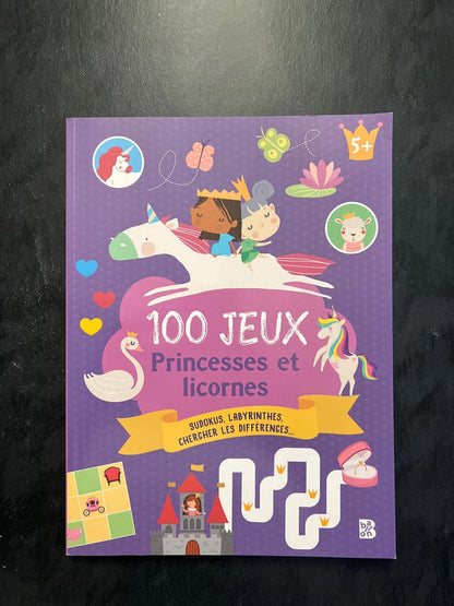 100 jeux - princesses et licornes