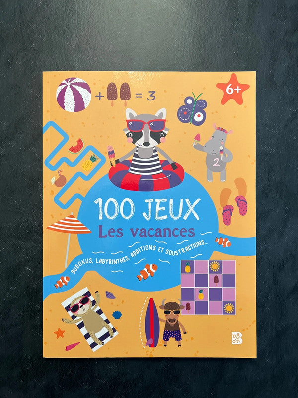 100 jeux - les vacances