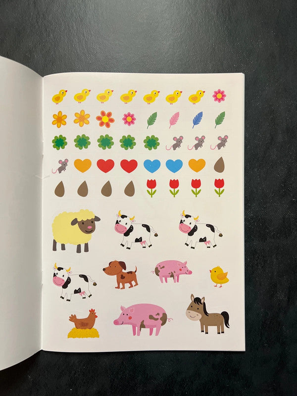 Livre d’autocollants - les animaux de la ferme