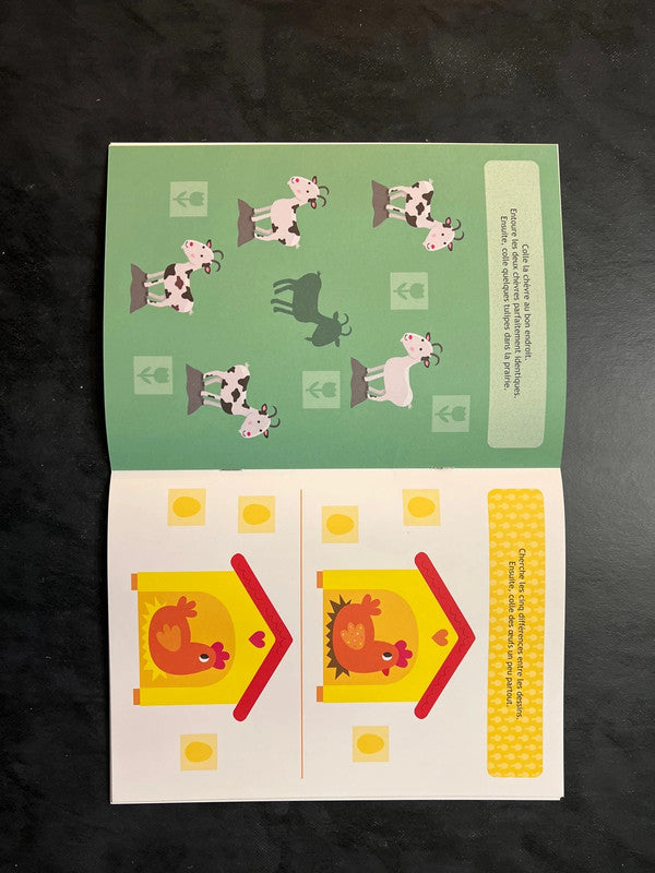 Livre d’autocollants - les animaux de la ferme