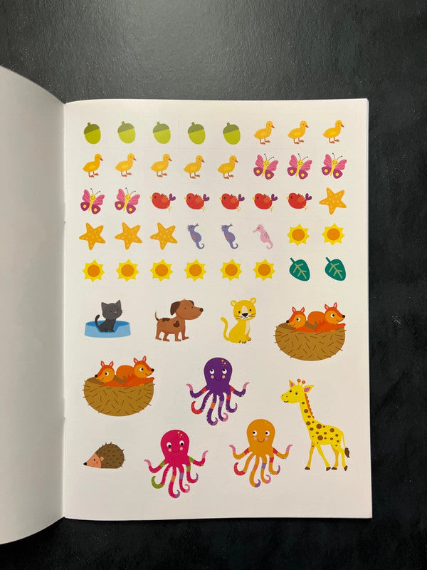 Livre d’autocollants - les bébés animaux