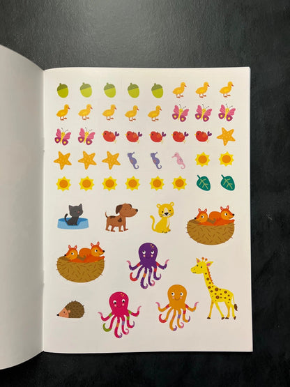 Livre d’autocollants - les bébés animaux