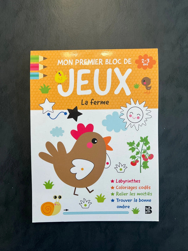 Mon premier bloc de jeux - la ferme