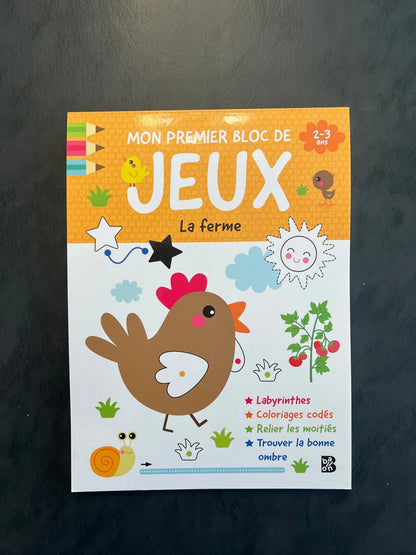 Mon premier bloc de jeux - la ferme