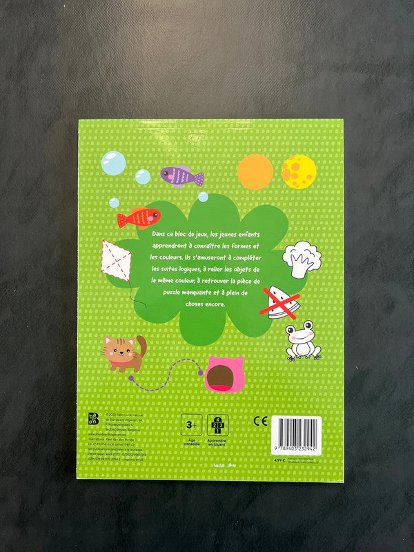 Mon premier bloc de jeux - formes et couleurs