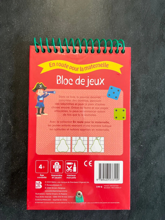 Bloc de jeux - dès 4 ans