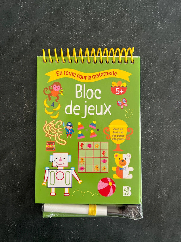 En route pour la maternelle - bloc de jeux