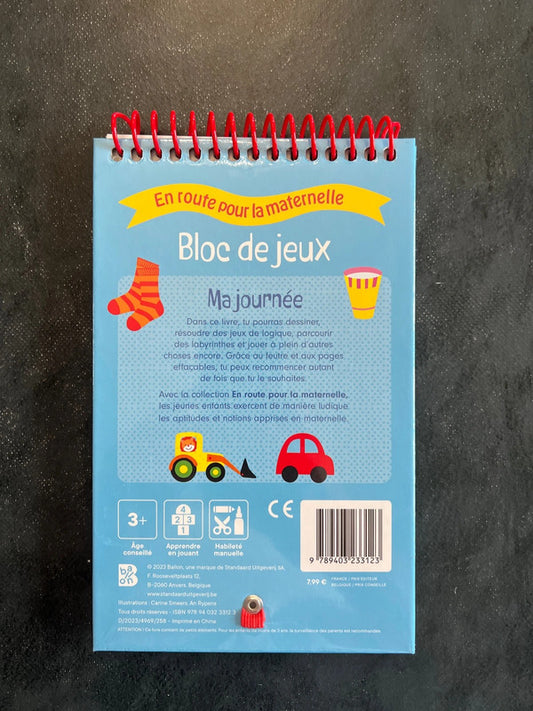 Bloc de jeux - ma journée dès 3 ans