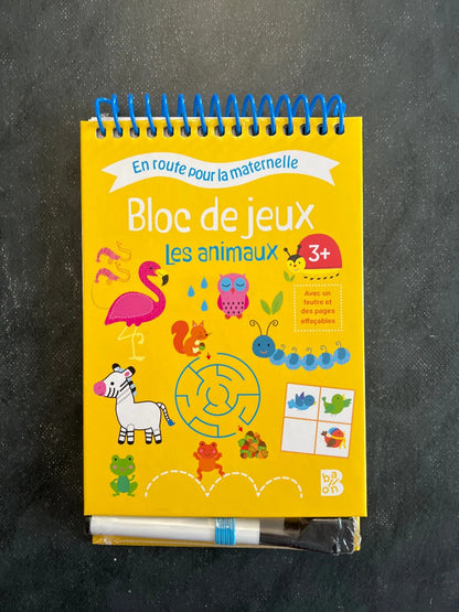 Bloc de jeux - les animaux