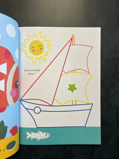 Coller et colorier - en route pour la maternelle - dès 2 ans