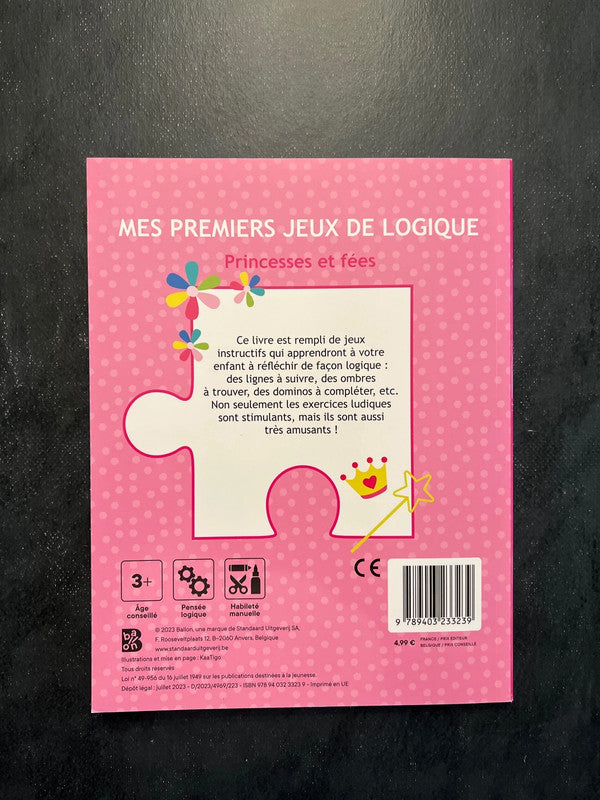 Mes premiers jeux de logique - princesses et fées