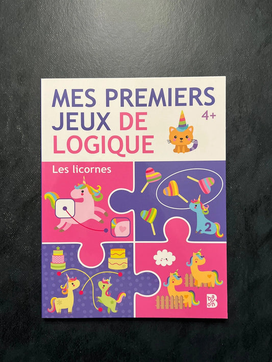 Mes premiers jeux de logique - les licornes