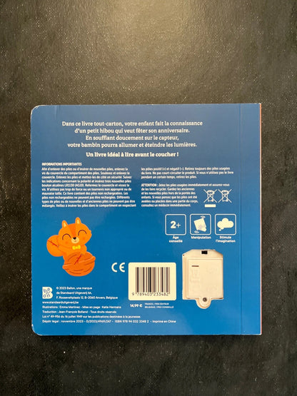 Mon livre à lumières - joyeux anniversaire