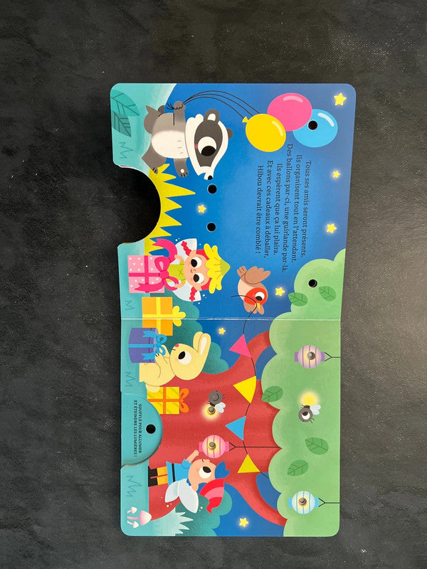 Mon livre à lumières - joyeux anniversaire