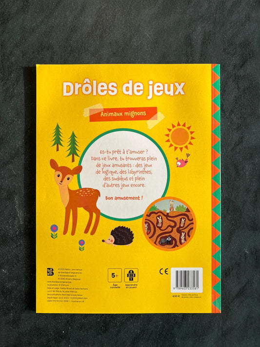 Drôles de jeux - animaux mignons