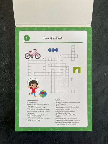 Je joue avec des lettres et des chiffres - mots croisés