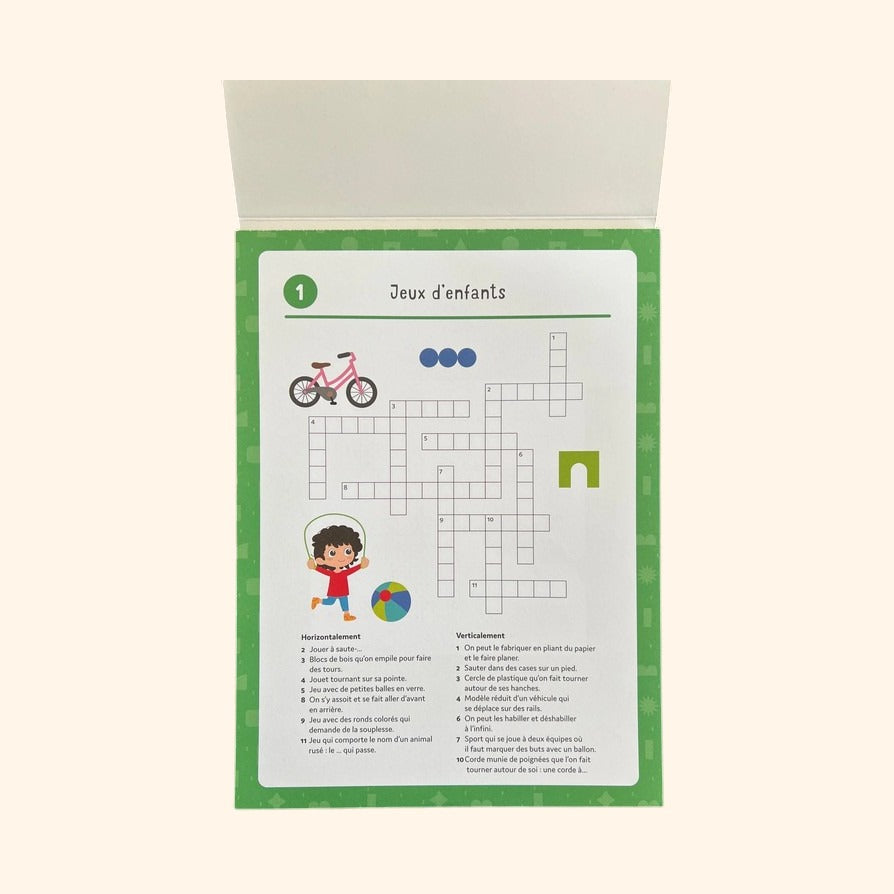 Je joue avec des lettres et des chiffres - Mots croisés (5-7 ans)