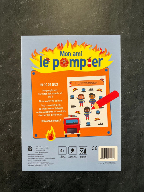 Bloc de jeux - mon ami le pompier