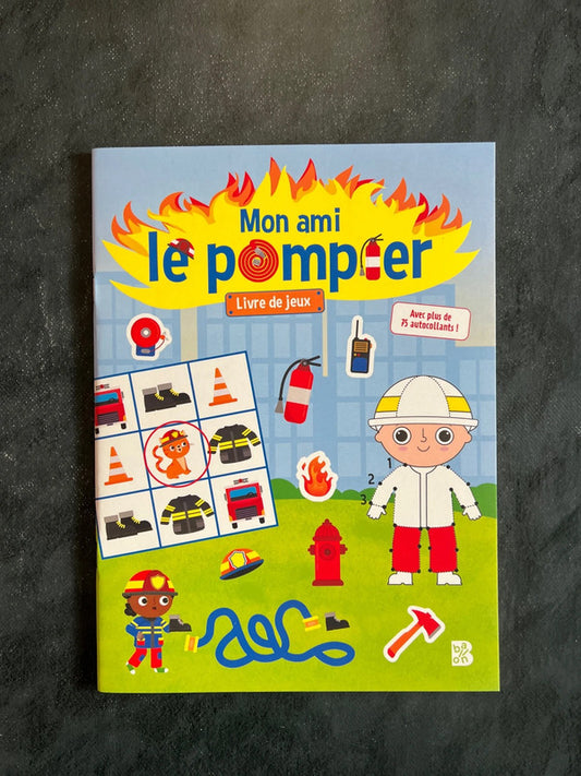 Livre jeux - mon ami le pompier