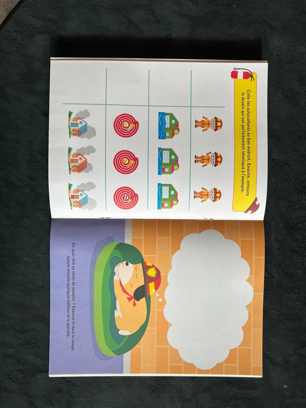 Livre jeux - mon ami le pompier