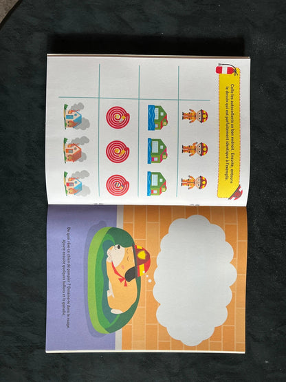 Livre jeux - mon ami le pompier