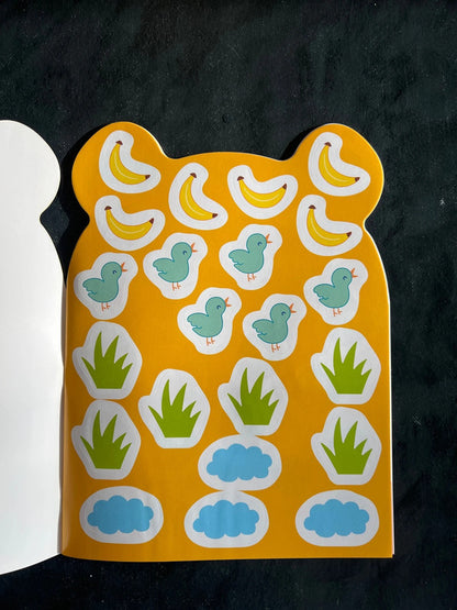 Livre autocollants - Bonjour, petit panda !