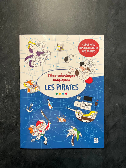 Mes coloriages magiques - les pirates