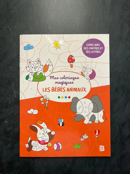 Mes coloriages magiques - les bébés animaux