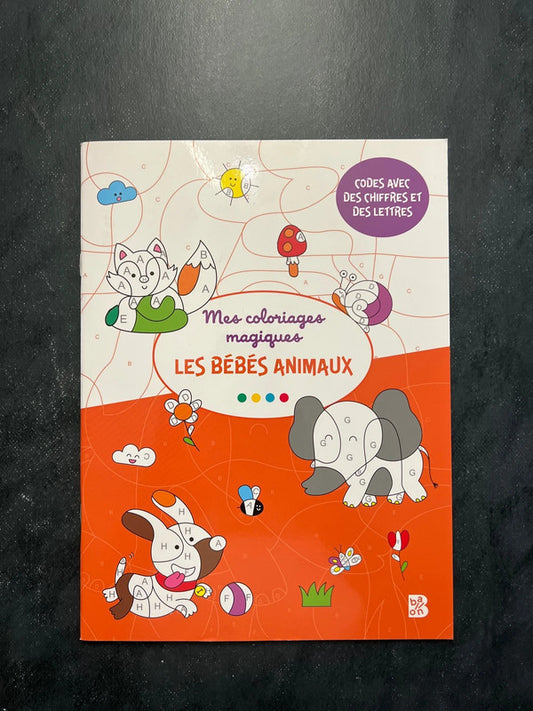 Mes coloriages magiques - les bébés animaux