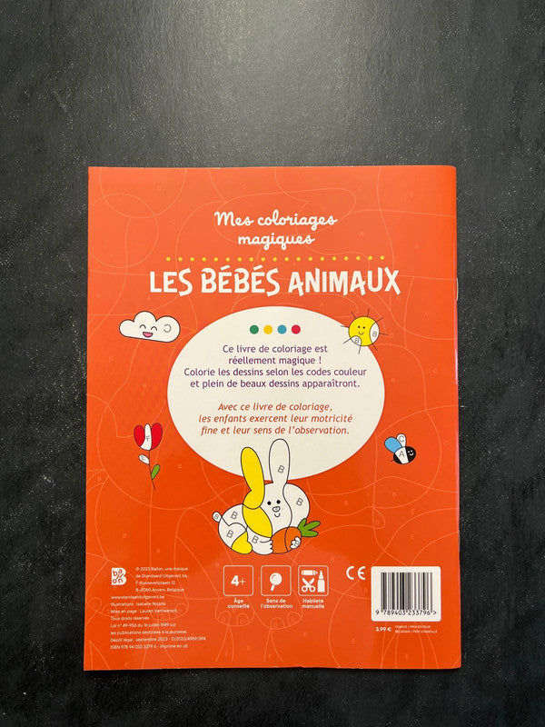 Mes coloriages magiques - les bébés animaux