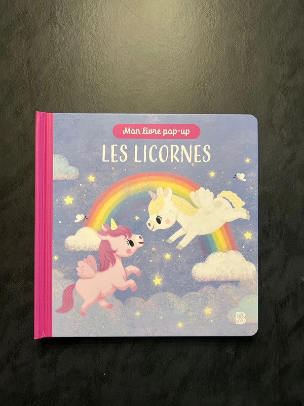 Livre en relief - les licornes