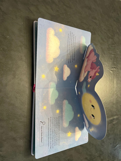 Livre en relief - les licornes