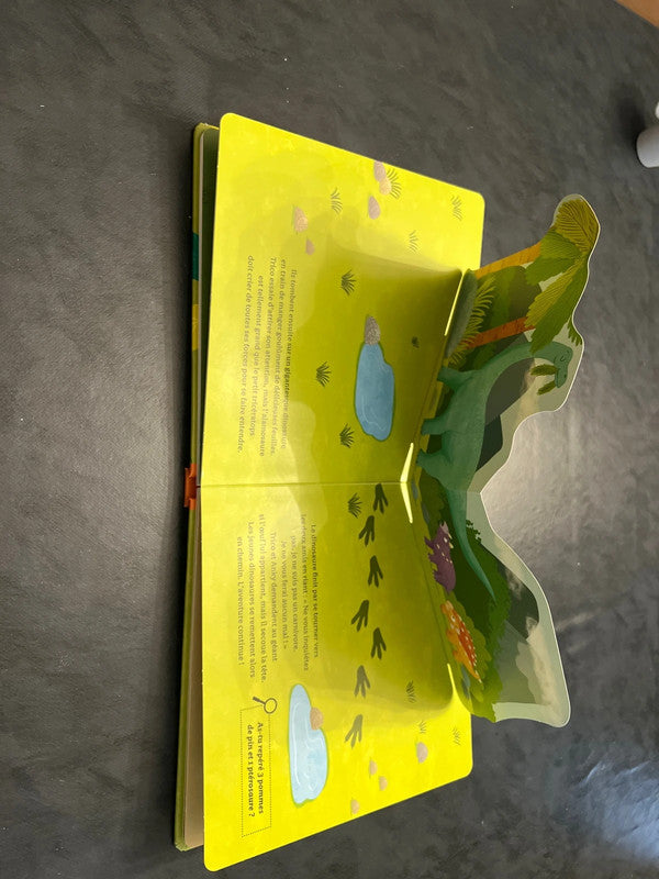 Livre en relief - les dinosaures