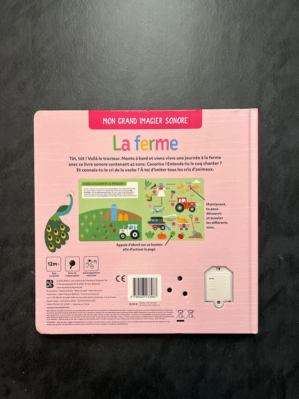 Mon grand imagier sonore - la ferme