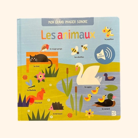 Mon grand imagier sonore - Les animaux (18 mois+)