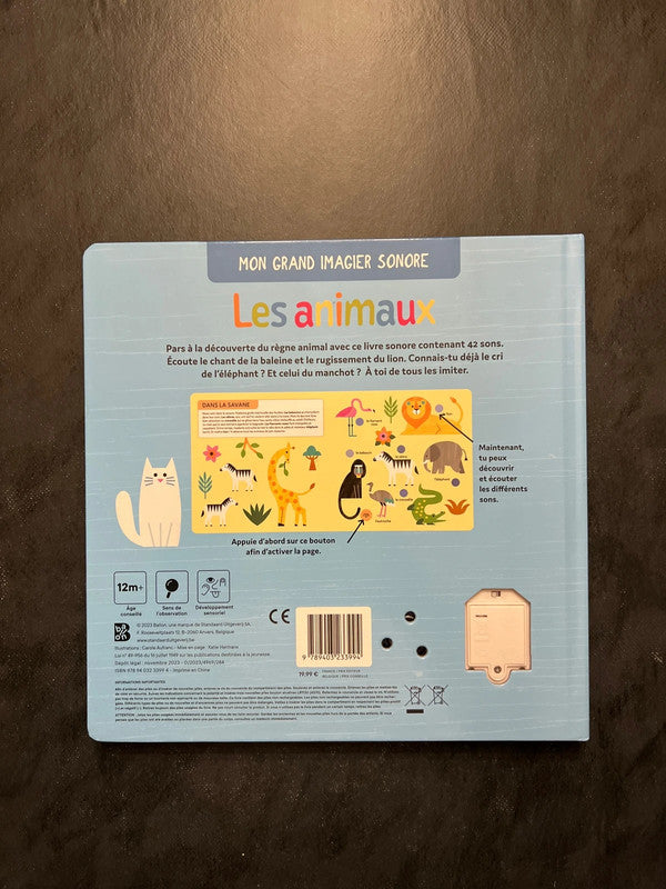 Mon grand imagier sonore - les animaux