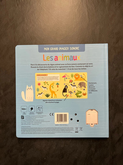 Mon grand imagier sonore - les animaux
