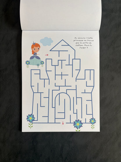 Livre Labyrinthes - Princesse, danseuses et fées - Dès 5 ans