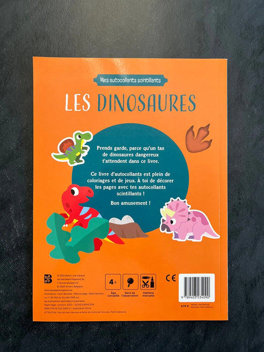 Mes autocollants scintillants - les dinosaures