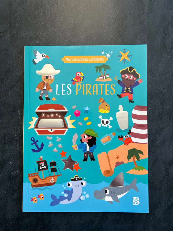 Mes autocollants scintillants - les pirates