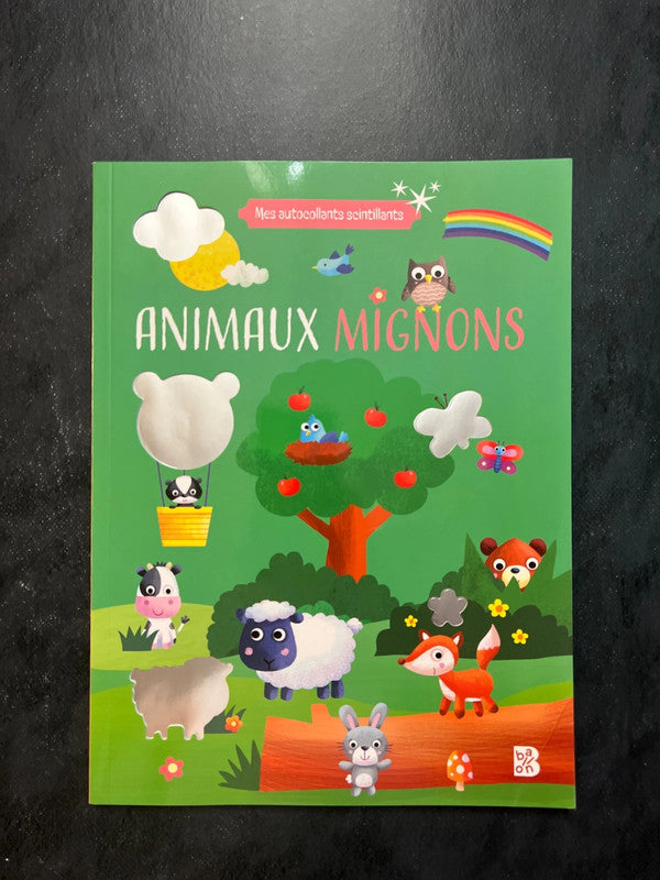 Mes autocollants scintillants - animaux mignons