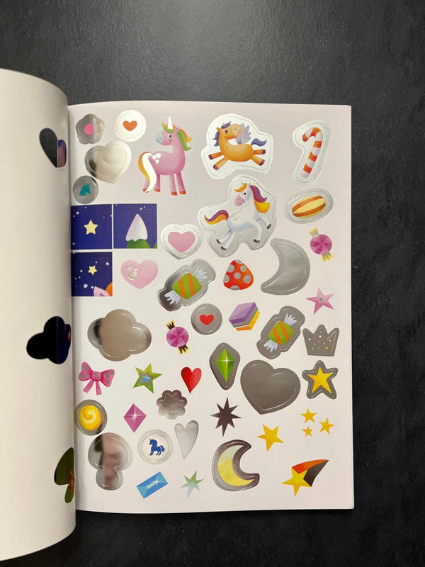 Mes autocollants scintillants - les licornes