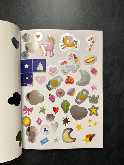 Mes autocollants scintillants - les licornes