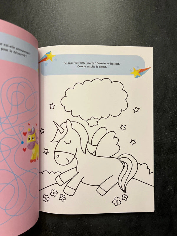 Mes autocollants scintillants - les licornes