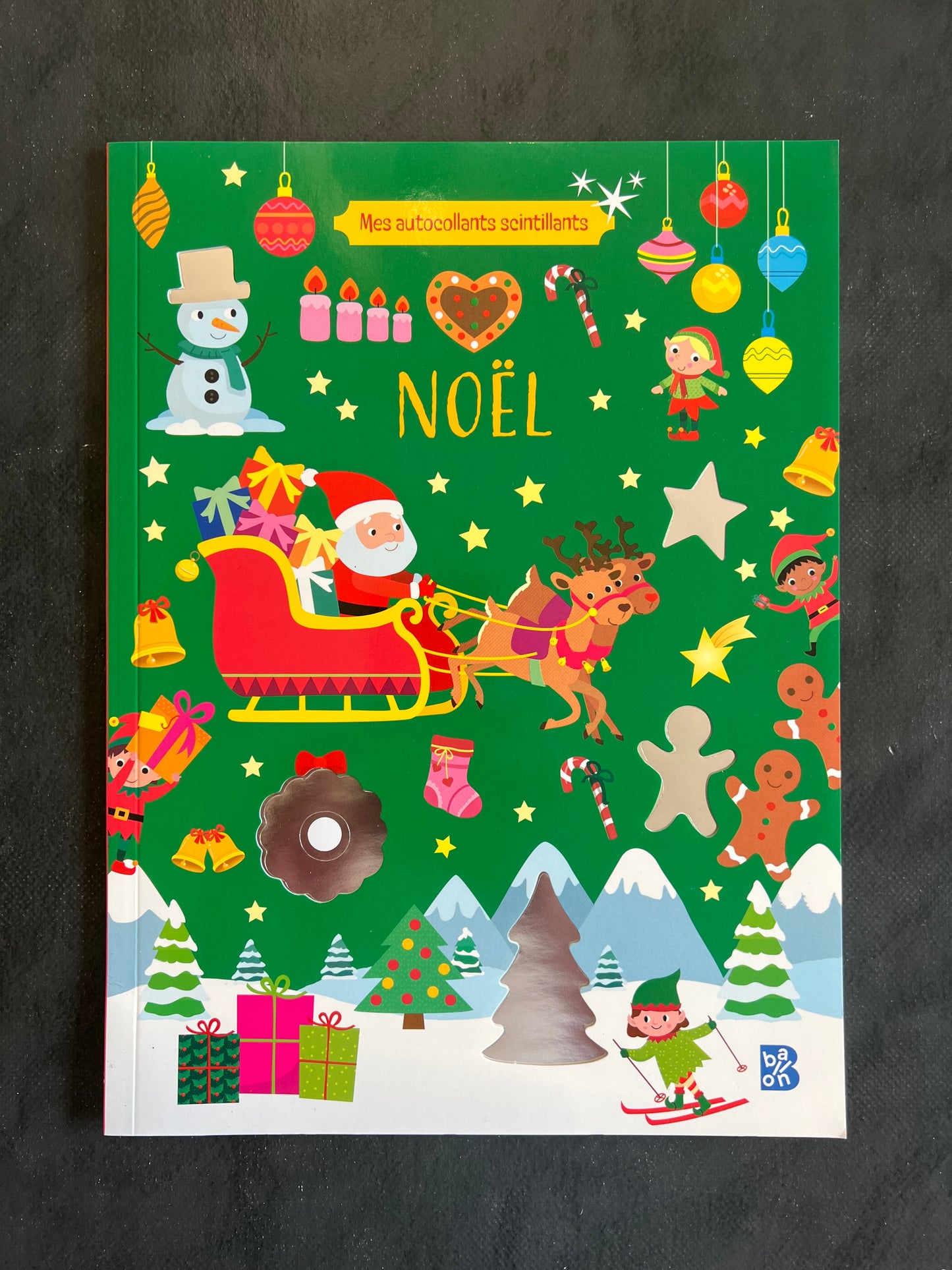 Mes autocollants scintillants - Noël