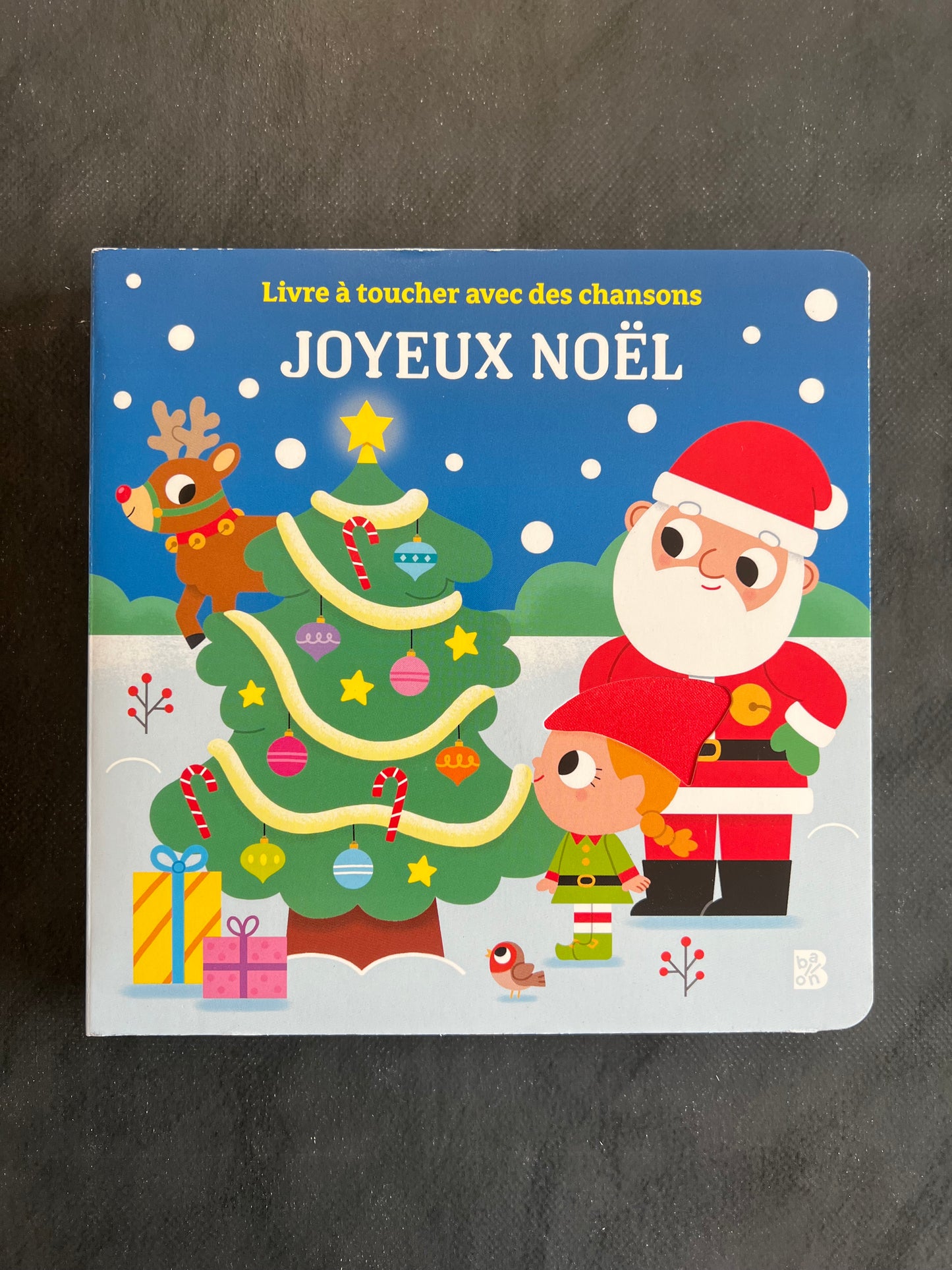 Mon livre à toucher avec des chansons - joyeux noël