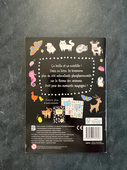 Autocollants phosphorescent - les animaux