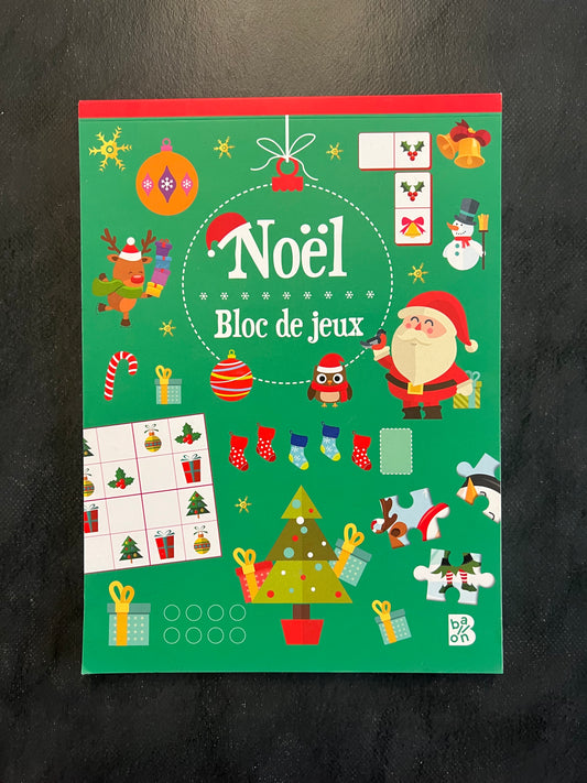 Mon bloc de jeux - Noël