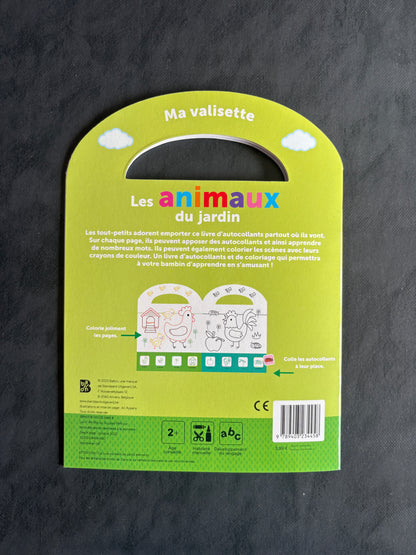 Je colle et je colorie - les animaux du jardin